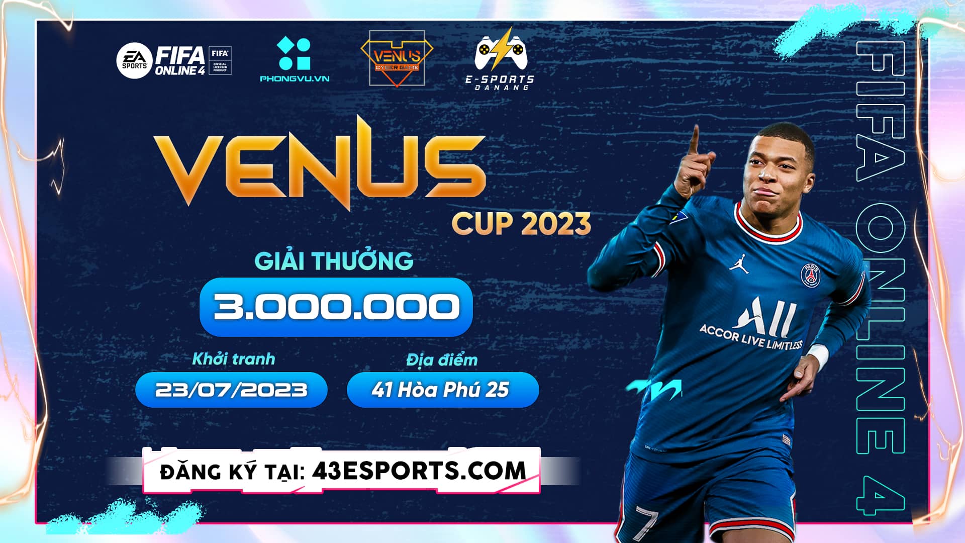 GIẢI ĐẤU VENUS CYBER CUP 2023 FIFA ONLINE 4