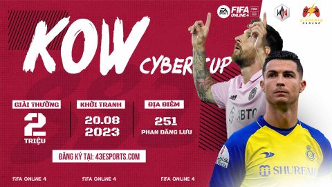 GIẢI ĐẤU KOW Cyber Cup 2023 FIFA ONLINE 4 SS2