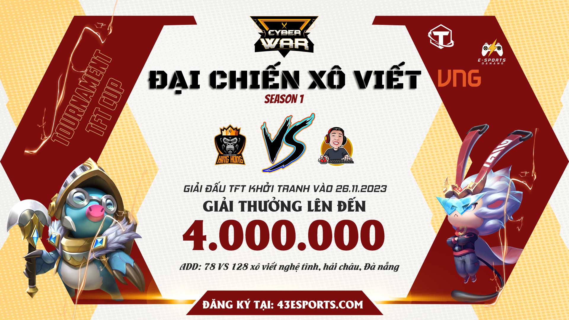 CYBER WAR ĐẠI CHIẾN XÔ VIẾT TFT TOURNAMENT CUP SS1