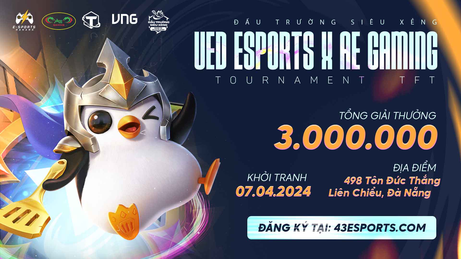 GIẢI ĐẤU UED X AE GAMING TOURNAMENT TFT SET 11