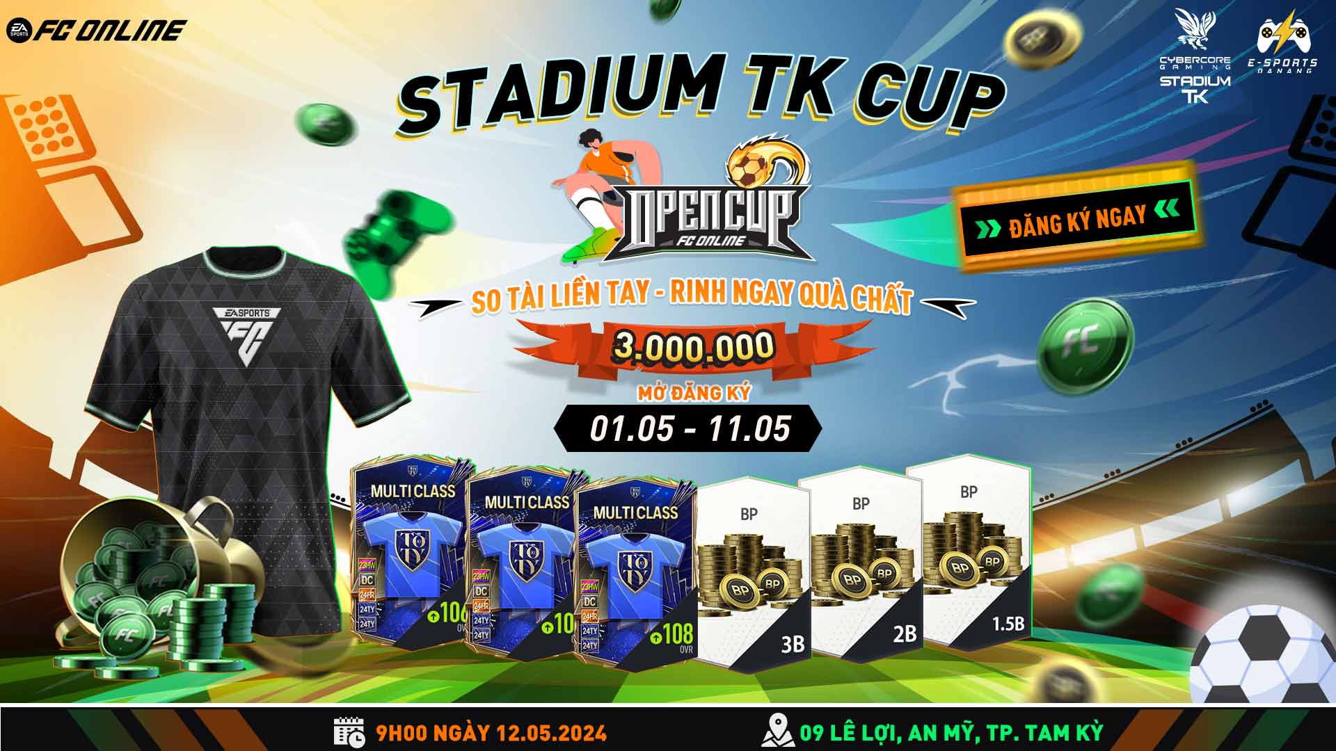 Open Cup FC ONLINE CBC Gaming Stadium TK 2024