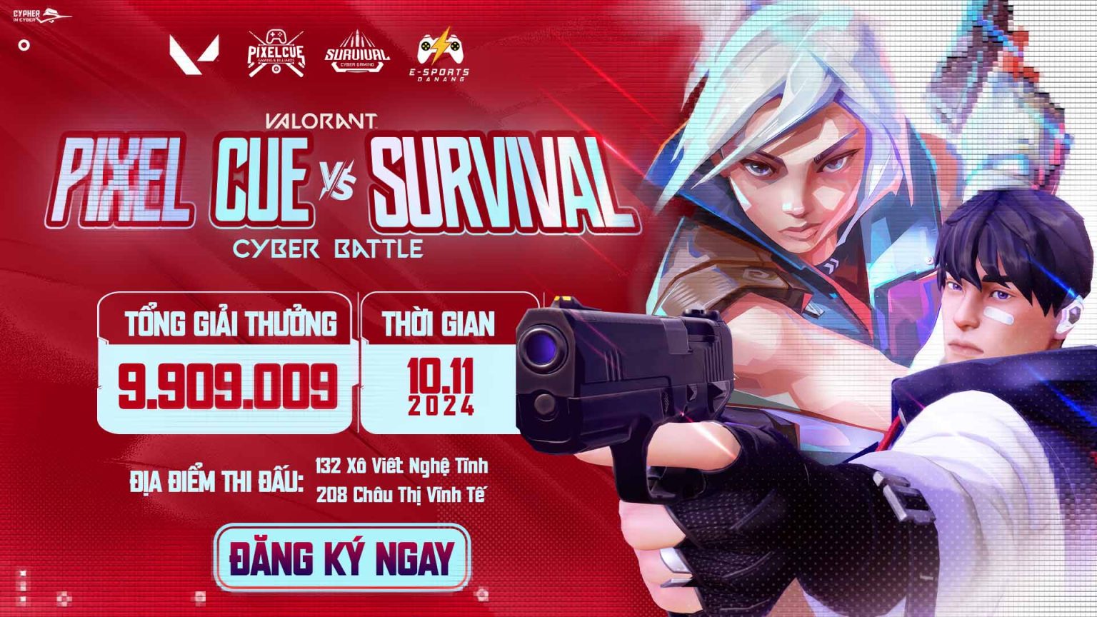 GIẢI ĐẤU PIXEL CUE vs SURVIVAL - VALORANT CYBER BATTLE CUP SS1