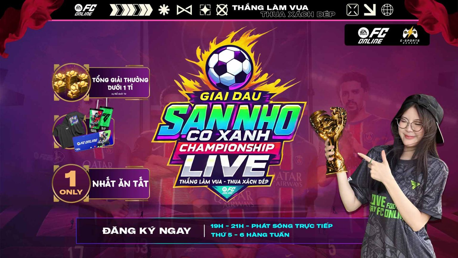 FC Online Sân nhỏ cỏ xanh mùa hè 2025